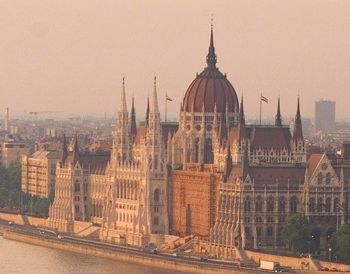 Adhesifs carrelage Silhouette urbaine de Budapest