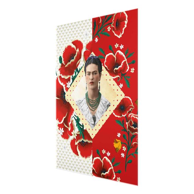 Tableaux reproductions Frida Kahlo - Coquelicots