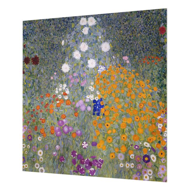 Fonds de hotte Gustav Klimt - Jardin de cottage
