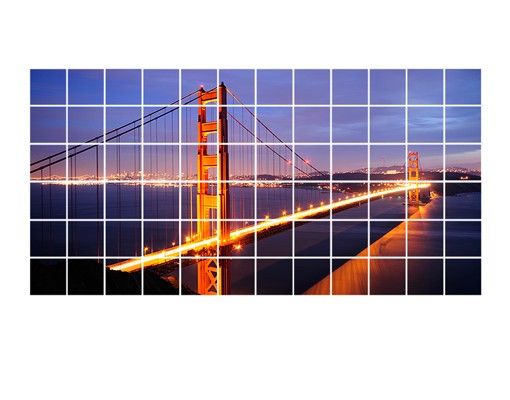Films autocollants Golden Gate Bridge la nuit