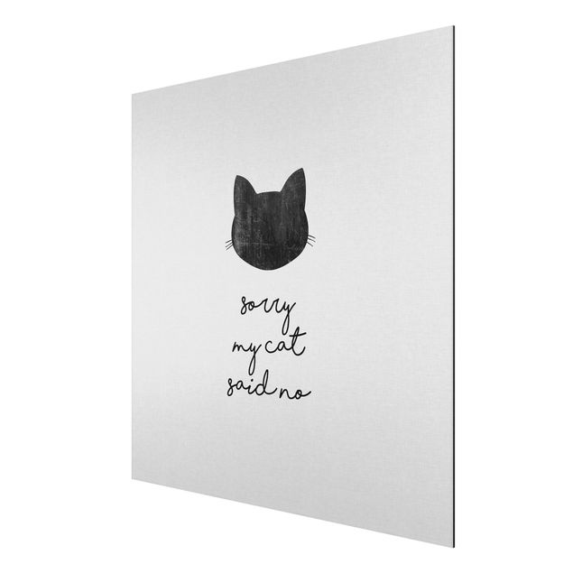 Cadre animaux Pet Quote Sorry My Cat Said No