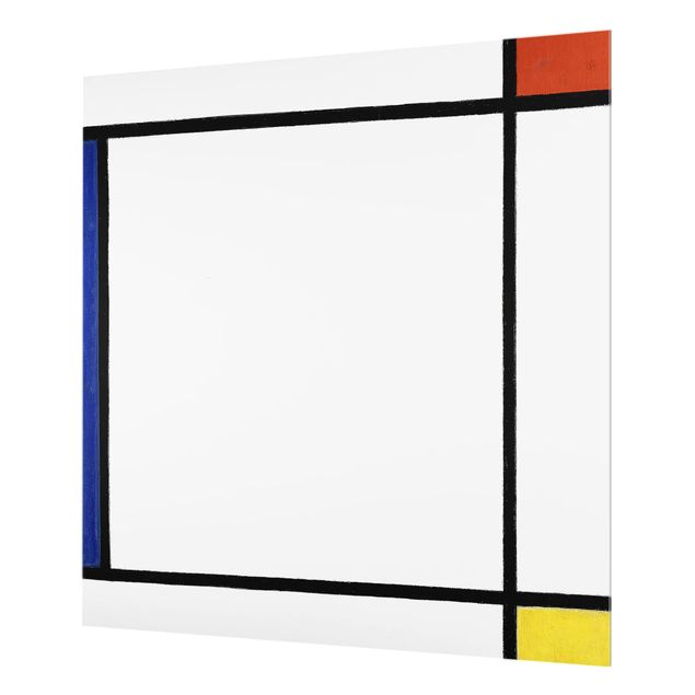Piet Mondrian tableau Piet Mondrian - Composition III avec rouge, jaune et bleu