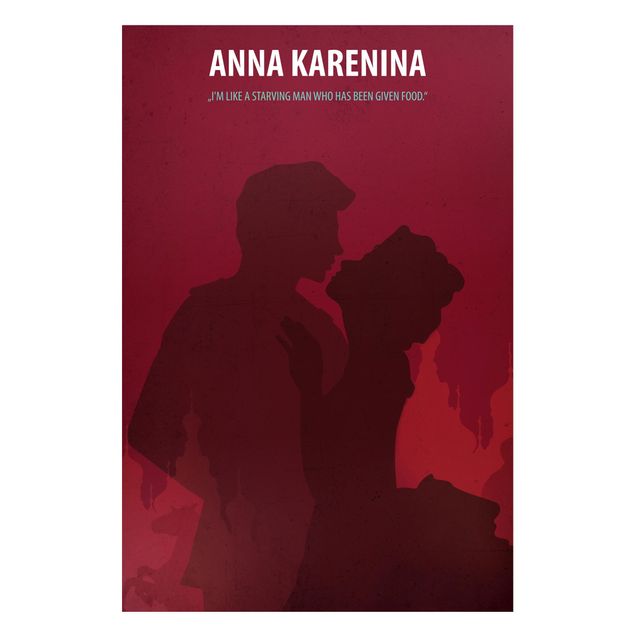 Tableau moderne Affiche de film Anna Karénine