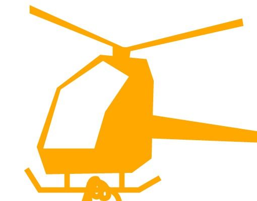 Sticker mural tableau - No.AC83 Helicopter