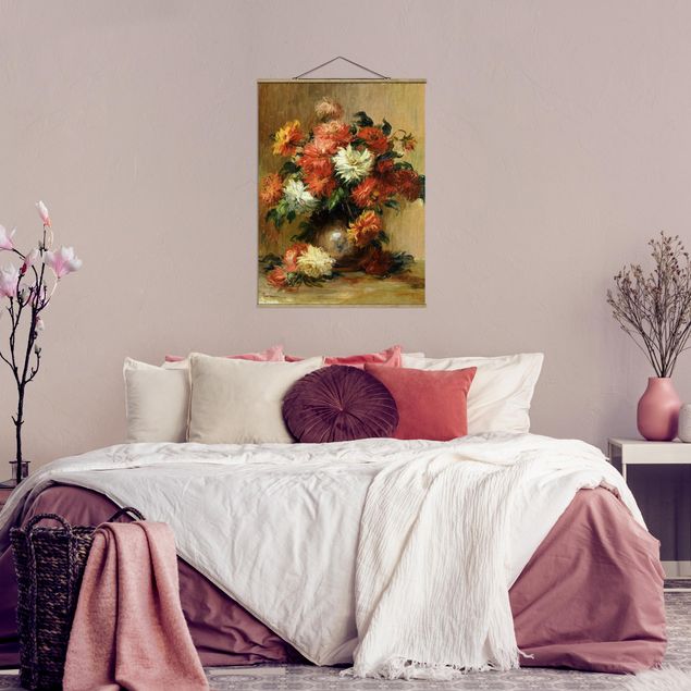 Tableaux Impressionnisme Auguste Renoir - Nature morte avec des dahlias