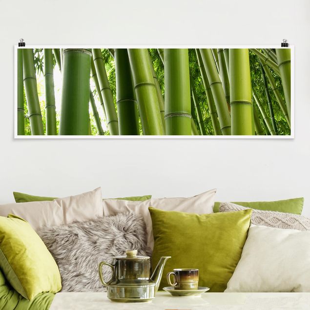 Déco mur cuisine Bamboo Trees