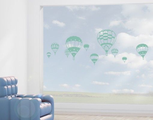 Sticker pour fenêtres - No.MW84 Balloon Race