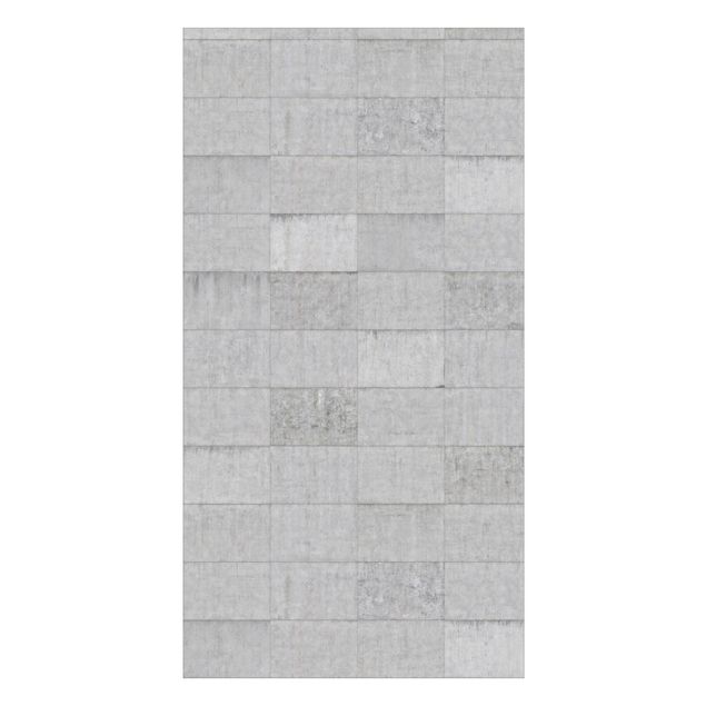 Revêtement mural de douche - Concrete Brick Look Gray