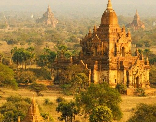 Film adhésif décoratif Bagan au Myanmar