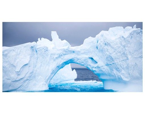 Films adhésifs pour carrelage bleus Iceberg de l'Antarctique