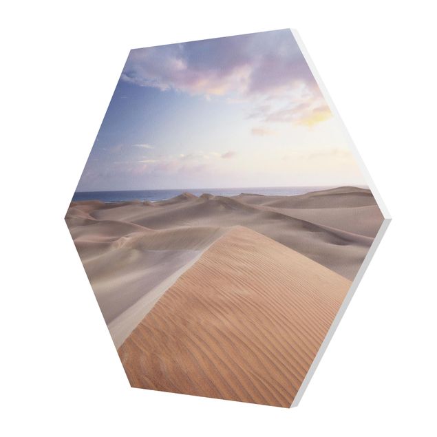 Tableau nature Vue des dunes