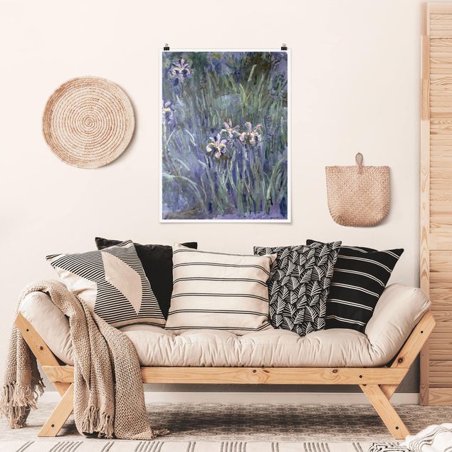Décoration artistique Claude Monet - Iris