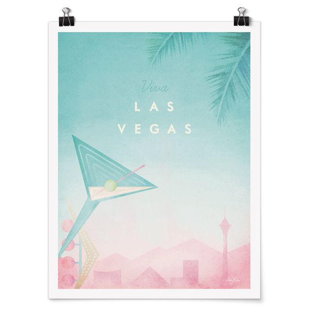 Poster architecture Poster de voyage - Viva Las Vegas