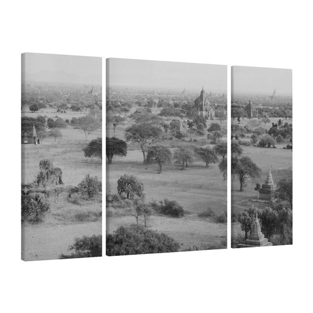 Tableau toile ville Bagan au Myanmar II