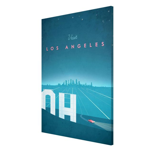 Tableau ville Poster de voyage - Los Angeles