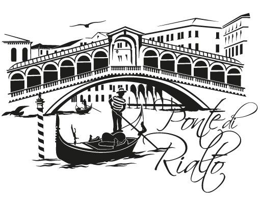 Stickers muraux citation No.FB91 Ponte Di Rialto