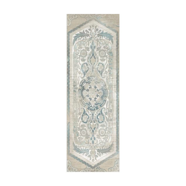 tapis long couloir Panneaux en bois Perses Vintage IV
