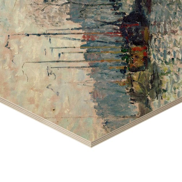 Copie tableaux Claude Monet - Vue du Prins Hendrikkade et du Kromme Waal à Amsterdam