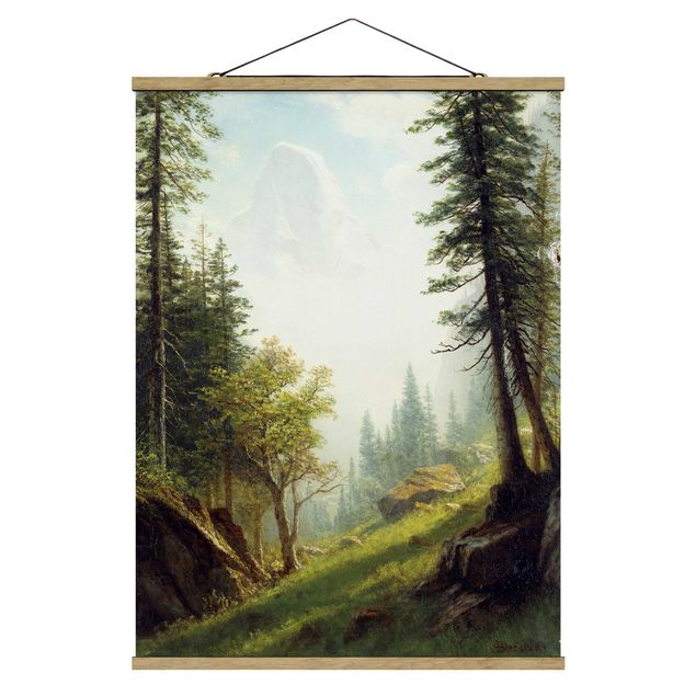 Tableaux arbres Albert Bierstadt - Parmi les Alpes bernoises