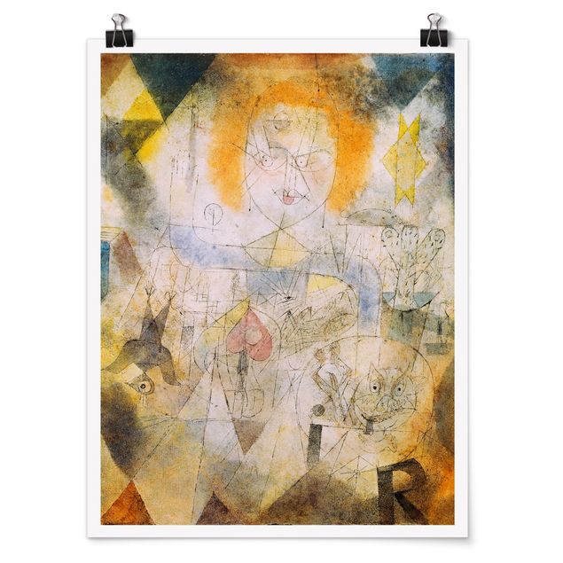 Tableau abstrait Paul Klee - Irma Rossa