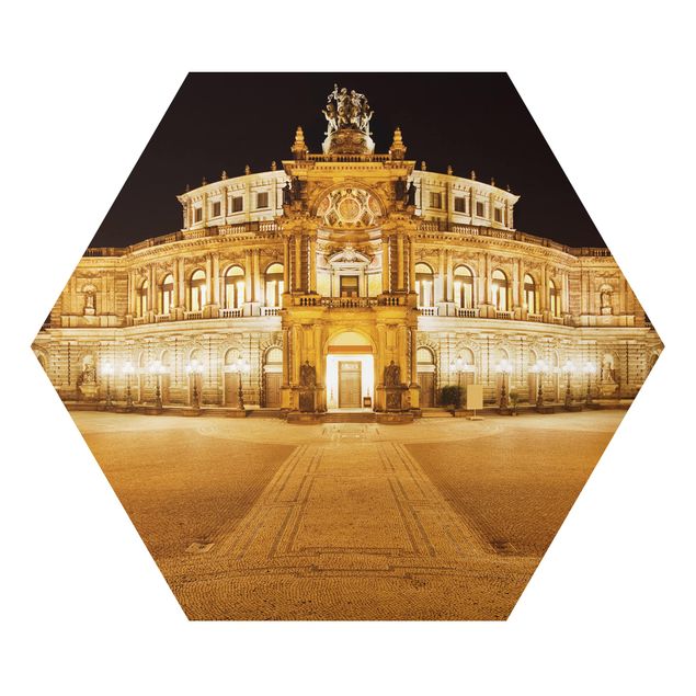 Tableau hexagonal Opéra de Dresde