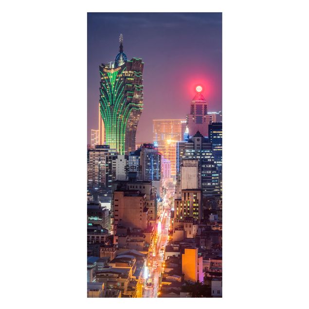 Tableau Asie Nuit illuminée à Macao