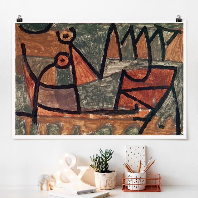 Décorations cuisine Paul Klee - Voyage en bateau sinistre
