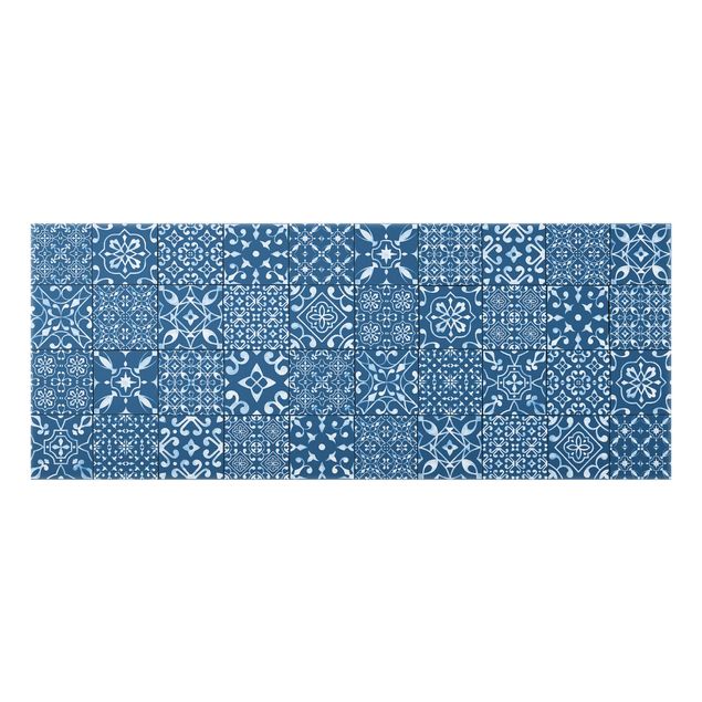 Fond de hotte - Pattern Tiles Navy White