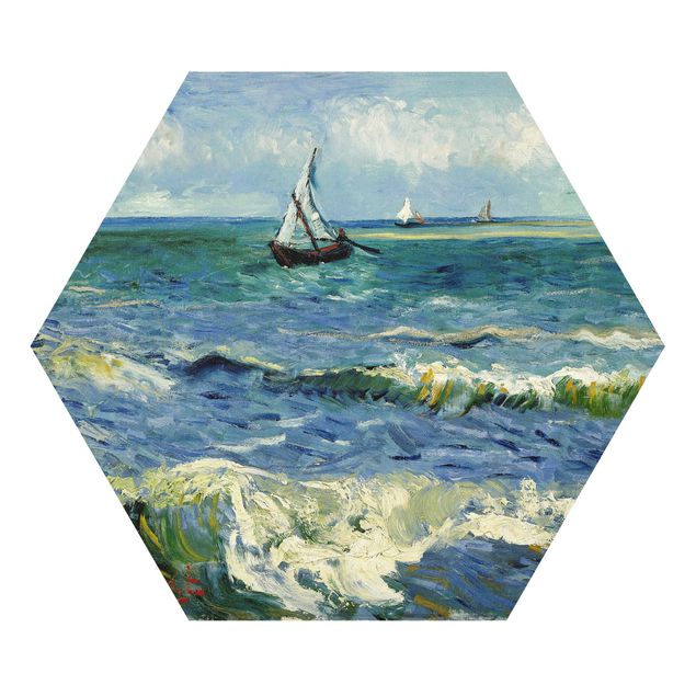 Tableaux plage Vincent Van Gogh - Paysage marin près des Saintes-Maries-De-La-Mer