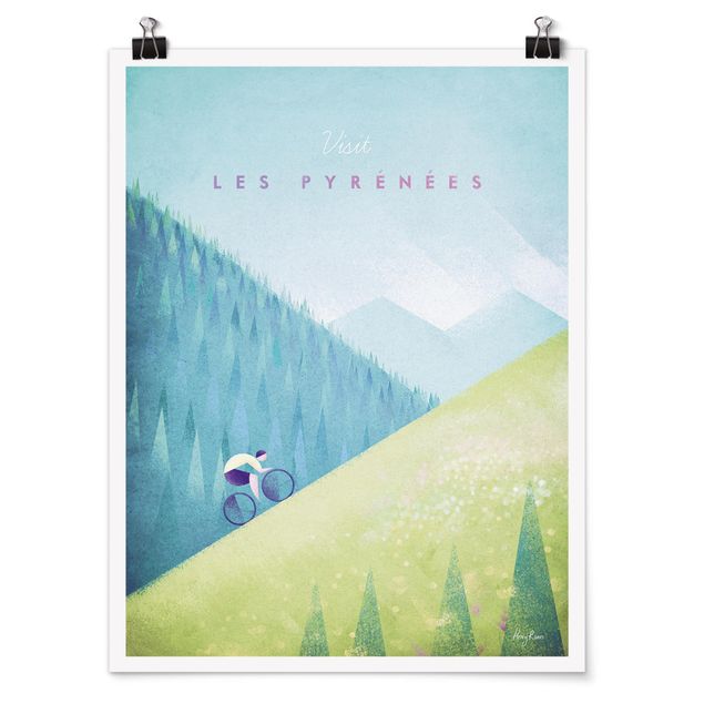 Tableaux nature Poster de voyage - Les Pyrénées