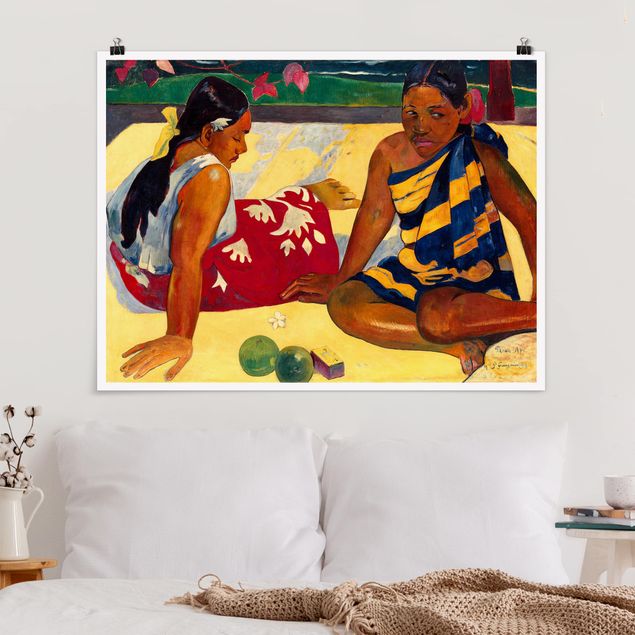 Décorations cuisine Paul Gauguin - Parau Api (Deux femmes de Tahiti)