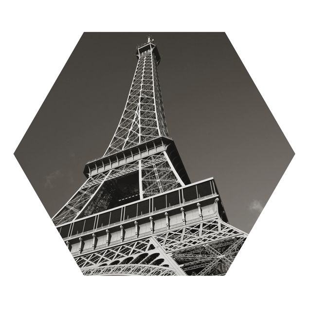 Tableaux noir et blanc Tour Eiffel à Paris