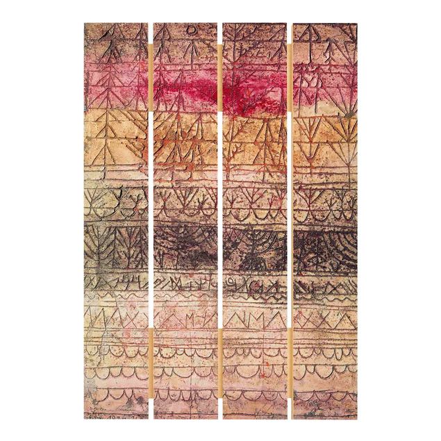 Tableau décoration Paul Klee - Jeune forêt