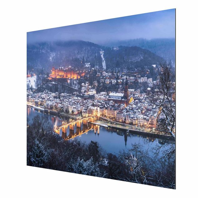 Tableaux modernes Heidelberg en hiver