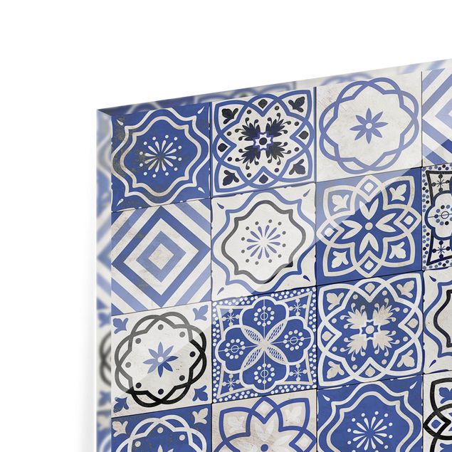 Fond de hotte - Mediterranean Tile Pattern