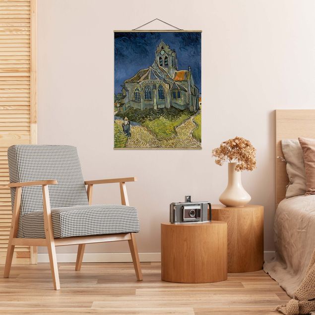 Toile impressionniste Vincent van Gogh - L'église d'Auvers