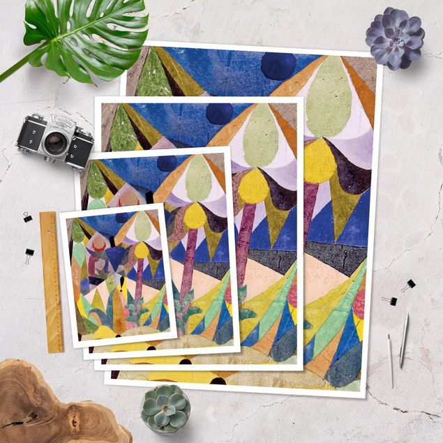 Tableaux Paul Klee Paul Klee - Paysage tropical doux