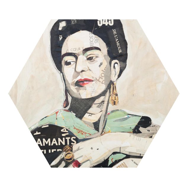 Forex tableau Frida Kahlo - Collage No.4
