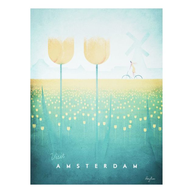 tableaux floraux Poster de voyage - Amsterdam