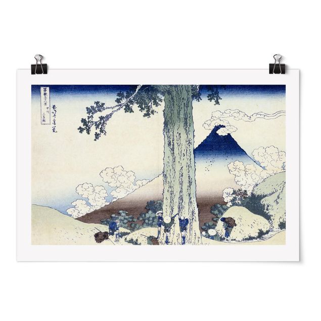 Tableaux Artistiques Katsushika Hokusai - Col de Mishima dans la province de Kai