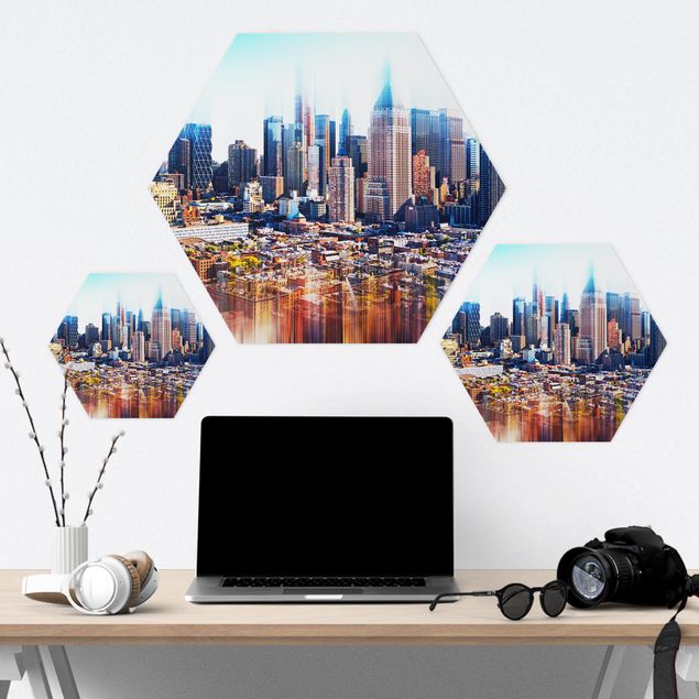 Hexagone en forex - Manhattan Skyline Urban Stretch