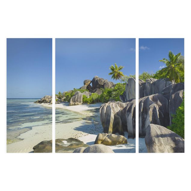 Toile coucher de soleil Dream Beach Seychelles