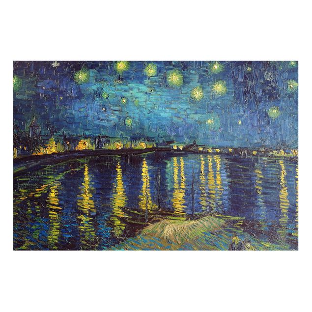 Décorations cuisine Vincent Van Gogh - Nuit étoilée au-dessus du Rhône