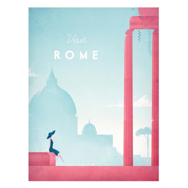 Tableaux Italie Poster de voyage - Rome