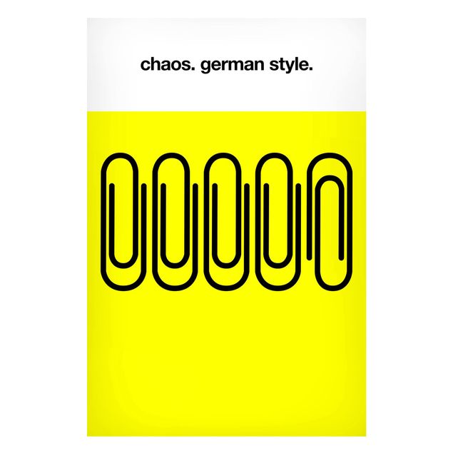 Tableaux magnétiques avec citations Chaos allemand