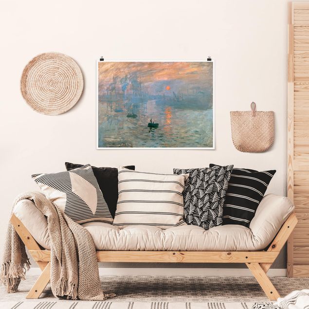 Tableau paysage Claude Monet - Impression (lever de soleil)