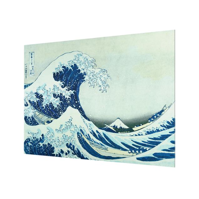 Reproduction tableaux célèbres Katsushika Hokusai - La grande vague à Kanagawa