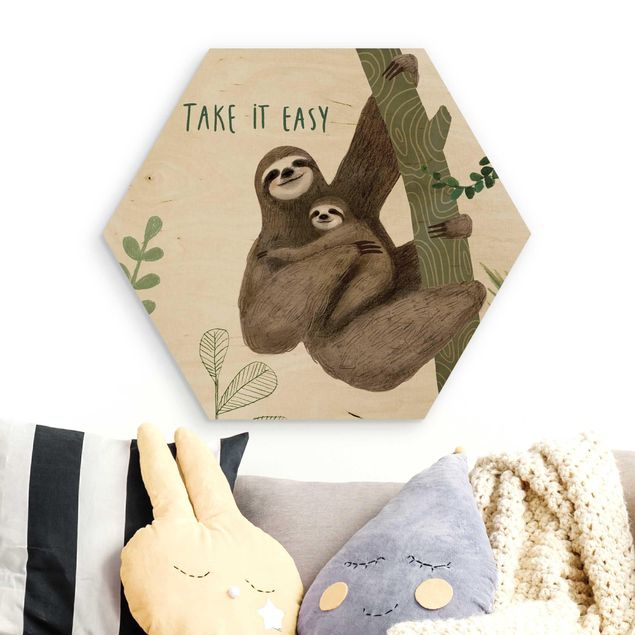 Déco chambre enfant Sloth Sayings - Easy
