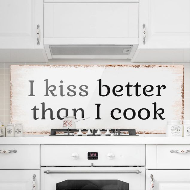 Déco murale cuisine No.KA29 I Kiss Better II
