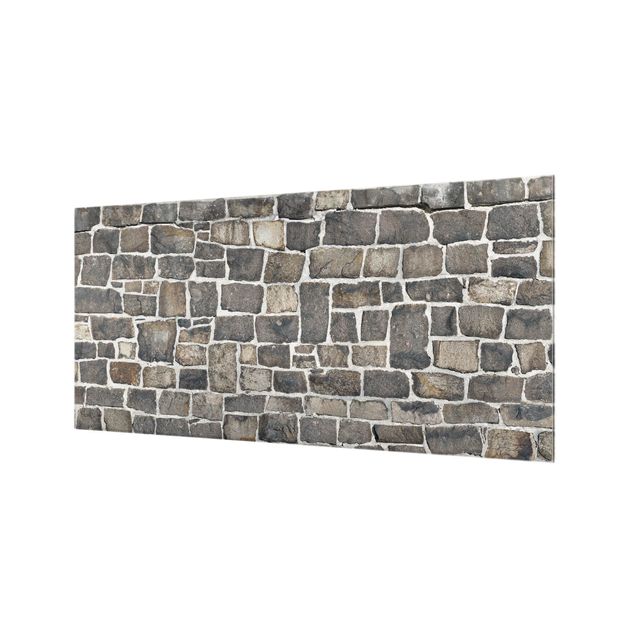 Fond de hotte - Crushed Stone Wallpaper Stone Wall